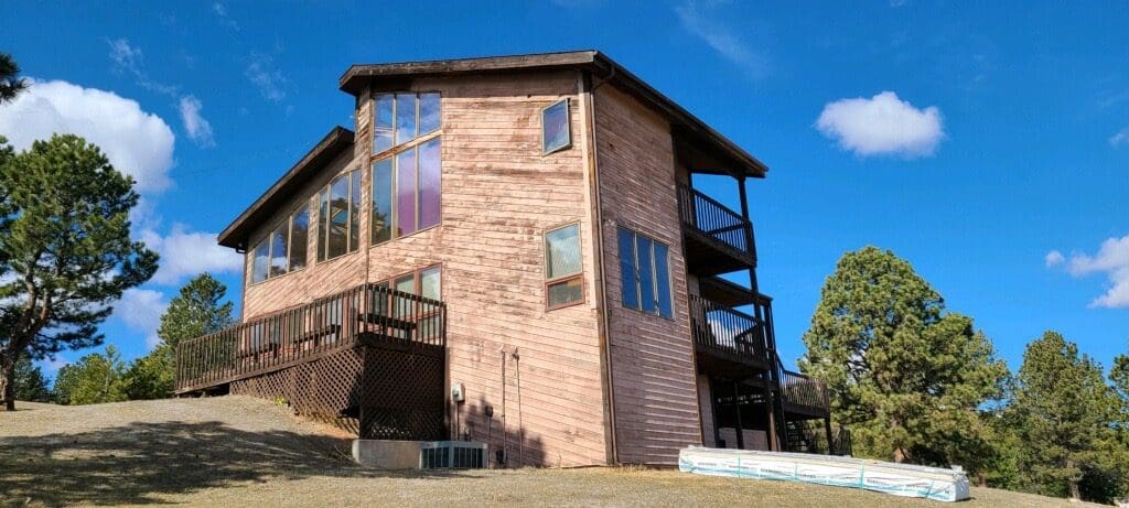 A house prior to the replacement of siding in Rapid City