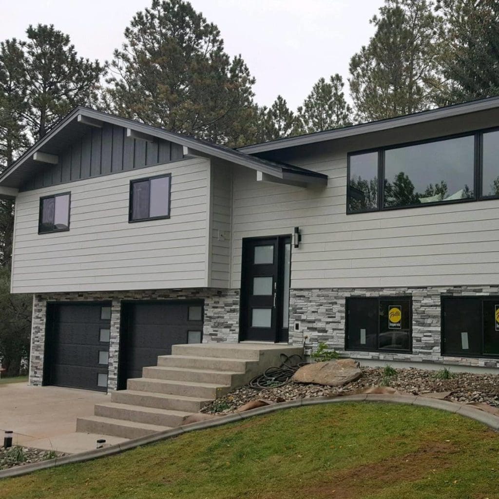 home with LP Smartside siding and new pella windows